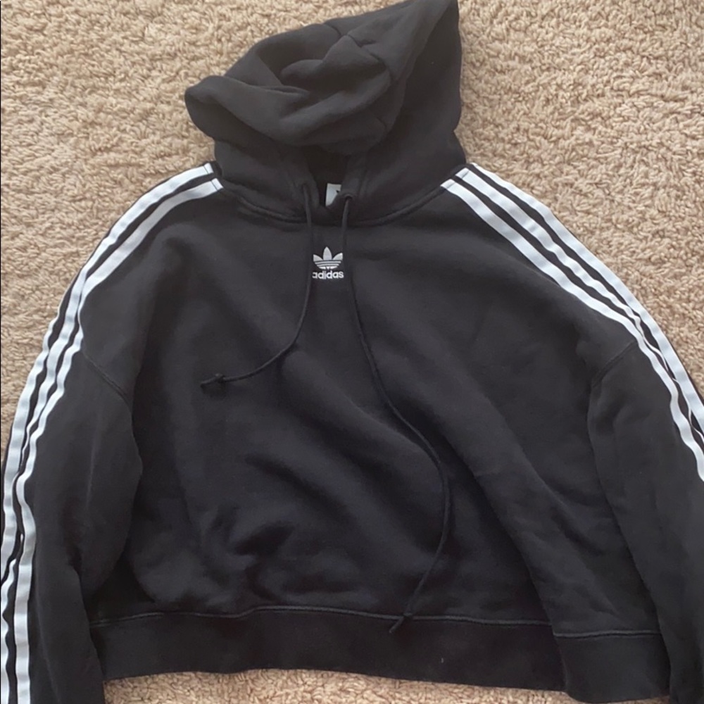 Size Small Cropped Adidas Hoodie.